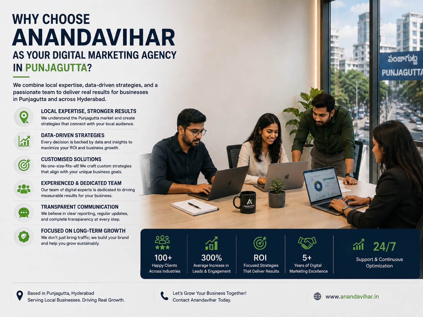 Why Choose Anandavihar as Your Digital Marketing Agency in Punjagutta?